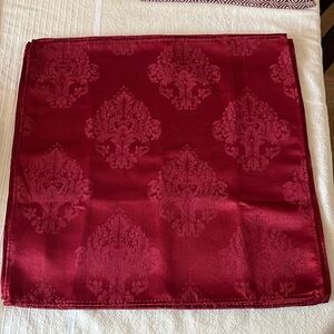 🆕 Set of Six Square Red Napkins